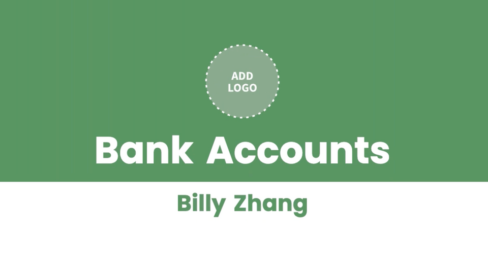 Bank Accounts
